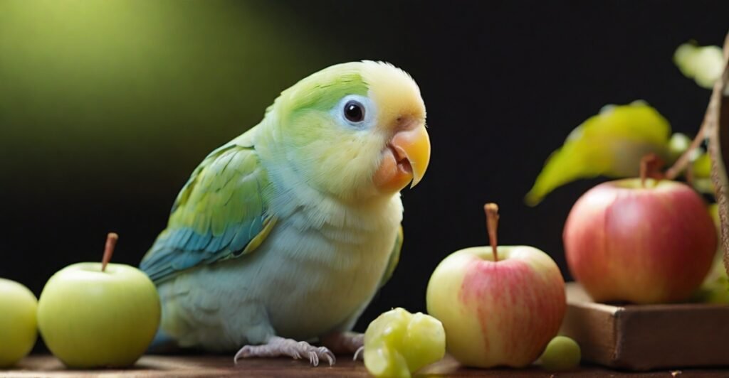 white parrot diet 