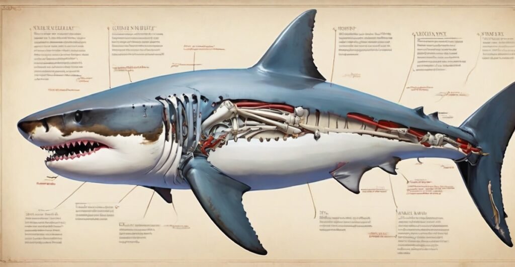 anatomy of great white shark 