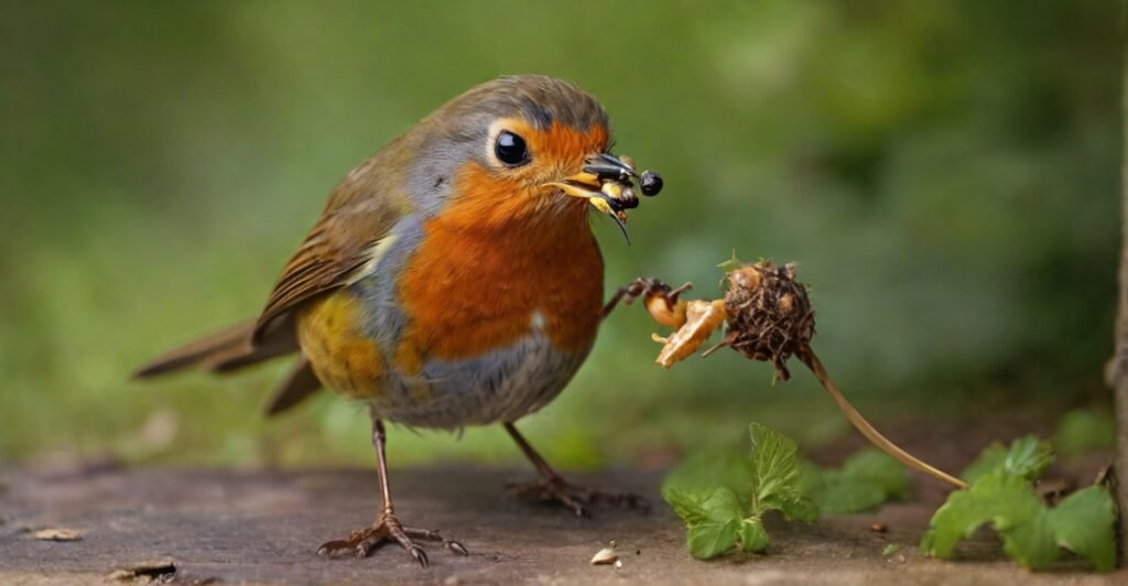Diet of Birds Robin